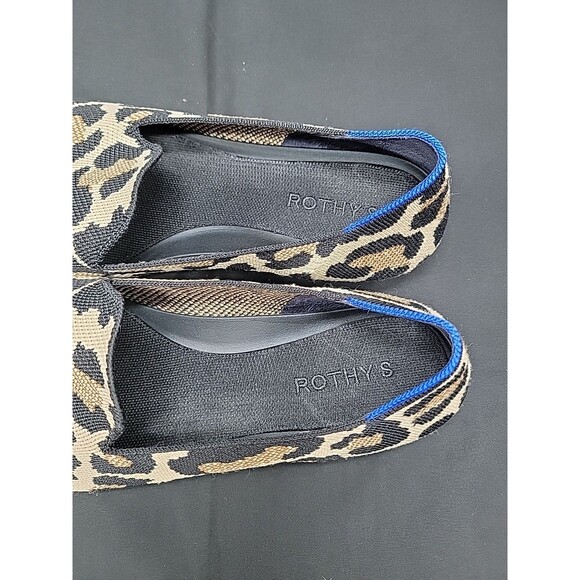 Rothy's Almond  Loafers In Desert Cat Leopard Print Size 10 - Picture 4 of 7